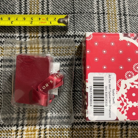 Taylor Swift Red Era All Too Well Typewriter Ornament NWT - Picture 5 of 10